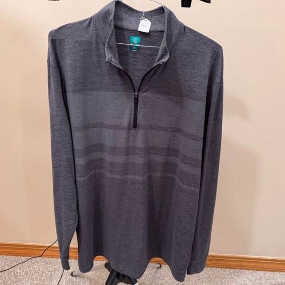 Pro Tour Gray Quarter Zip Pullover XXL